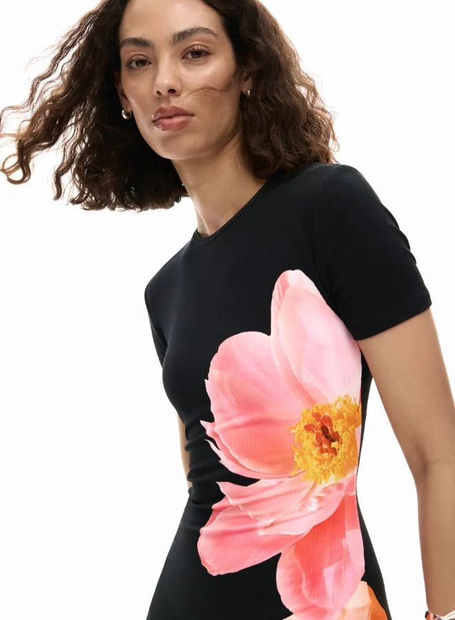 DESIGUAL Long Floral Dress